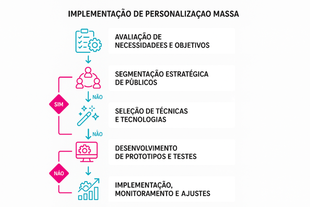 fluxograma de implementação de brindes personalizados