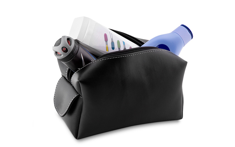 Necessaire Black Synthetic Leather